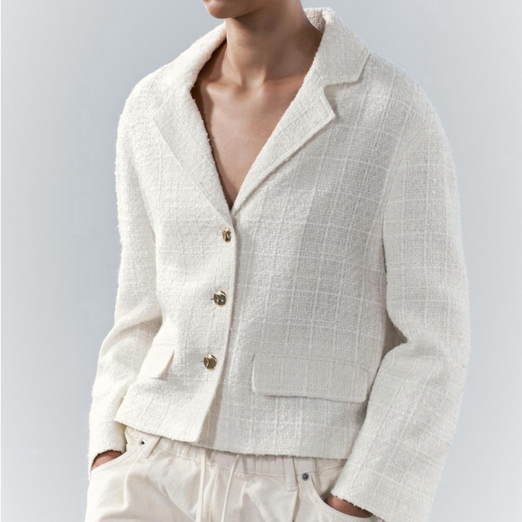 ZW COLLECTION TEXTURED BLAZER Size S - Picture 5 of 16